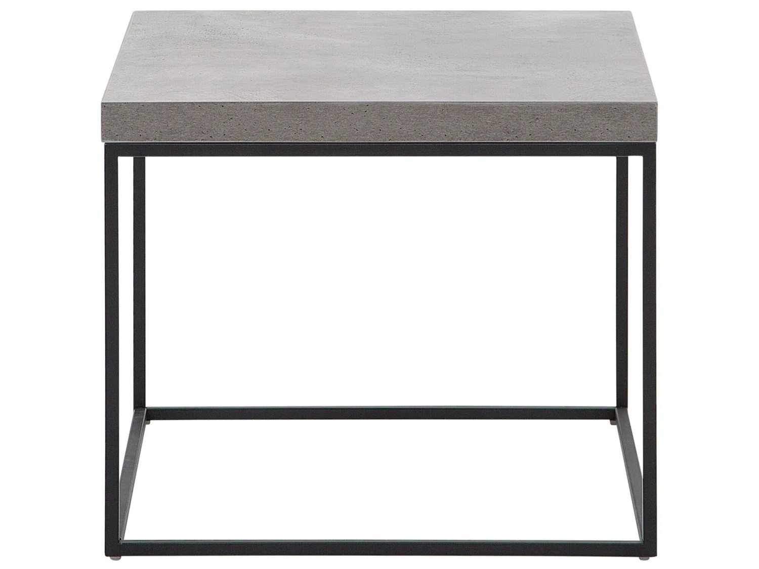 Side Table Concrete Effect With Black DELANO - Image 3