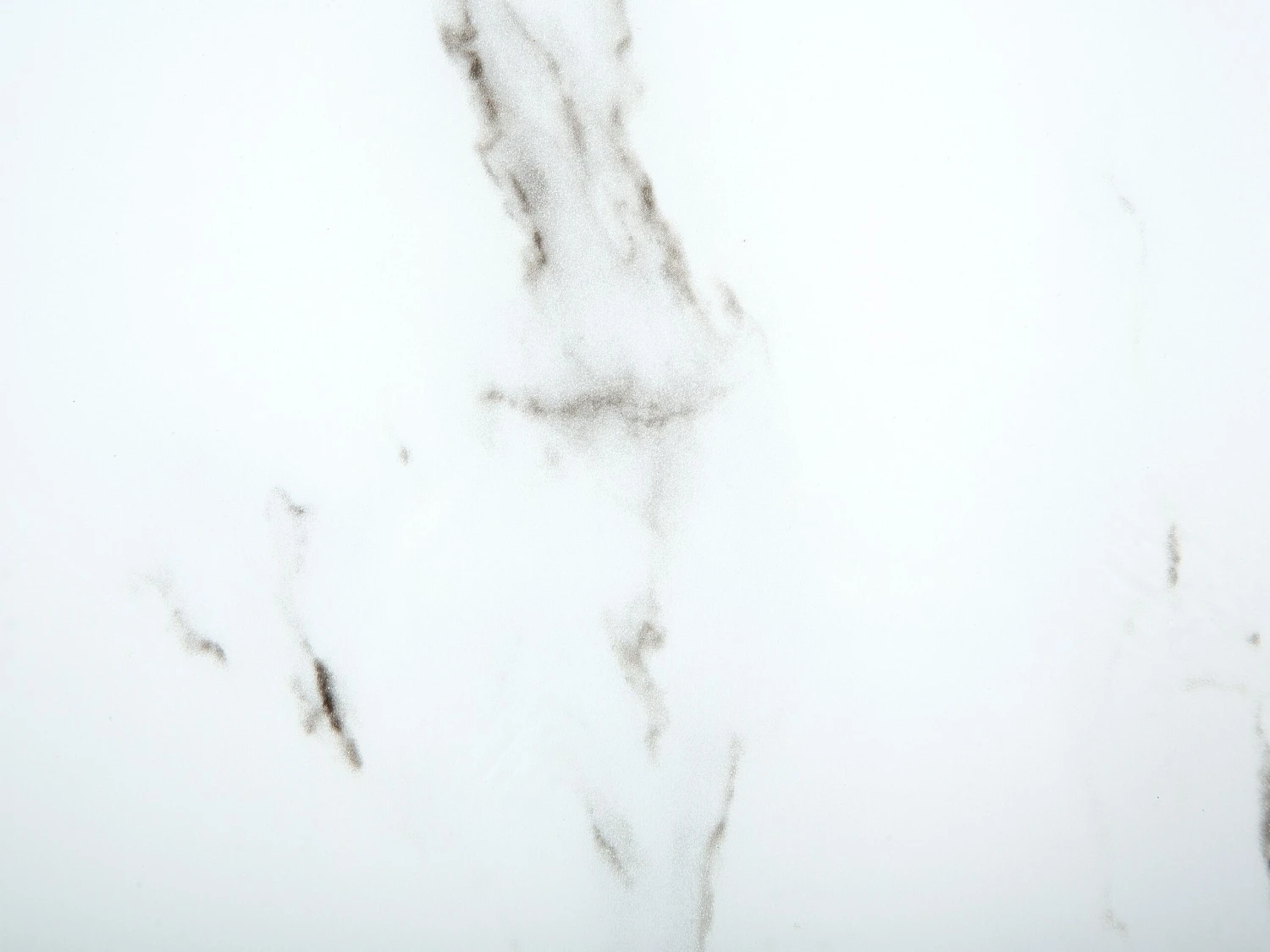 Coffee Table Marble Effect White With Silver QUINCY - Image 5