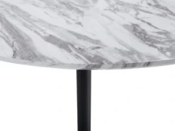 Round Dining Table ⌀ 110 Cm Marble Effect With Black MOSBY -Furniture Store undef src sa picid 757691 type whitesh image