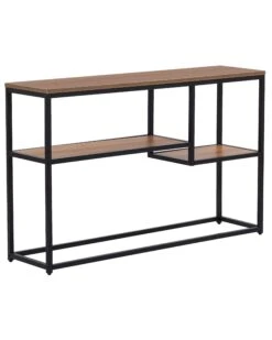 Console Table Dark Wood BELMONT