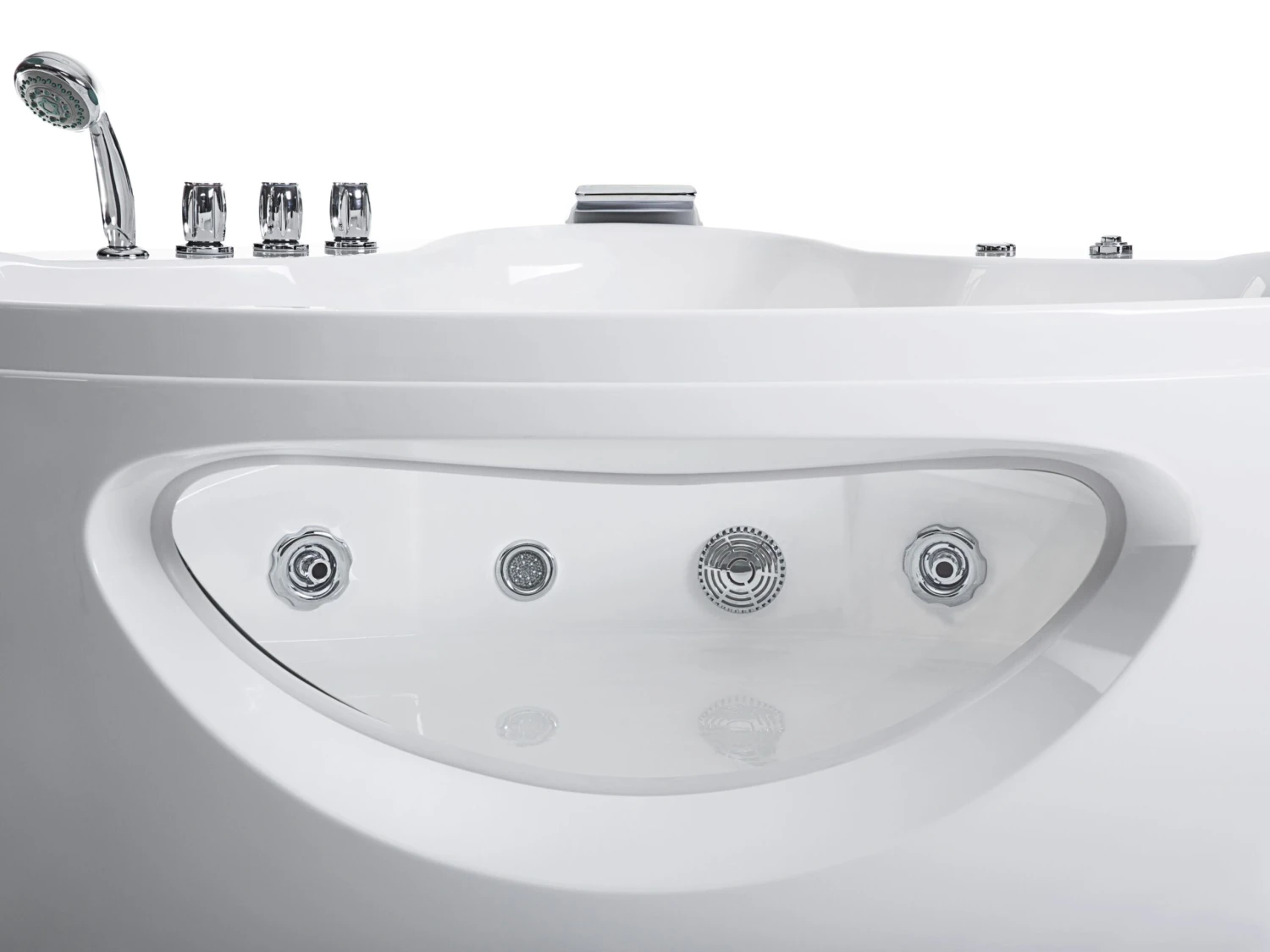 Whirlpool Corner Bath With LED White TOCOA Various Sizes - Image 5