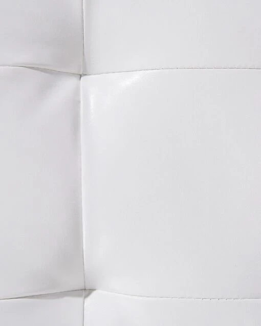 Faux Leather Bar Chair Off-White MADISON - Image 9