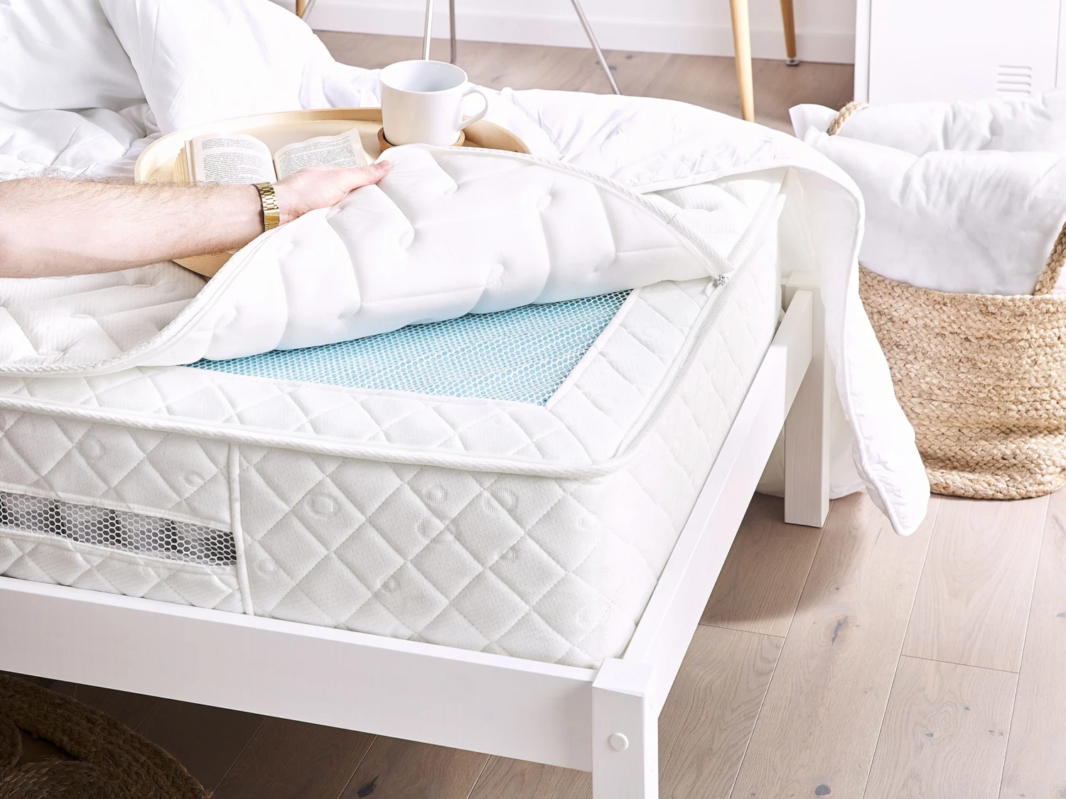 Pocket Spring Mattress With Removable Cover Medium GLORY Various Sizes - Image 5