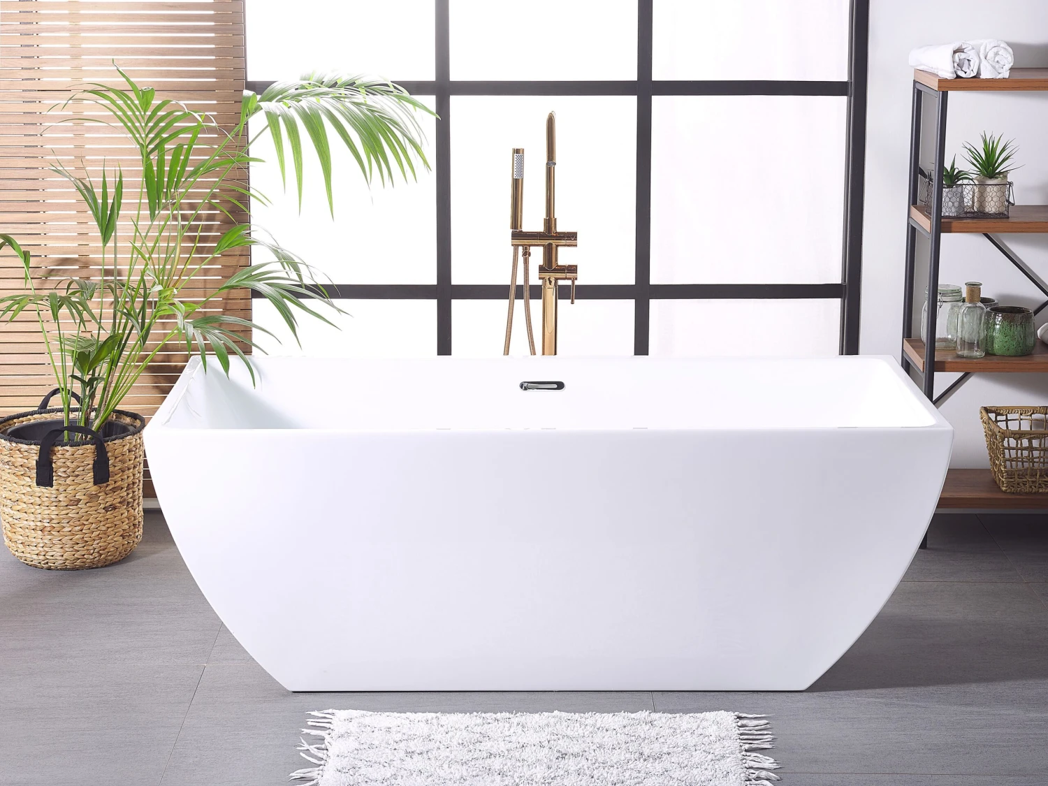 Freestanding Bath 1700 X 800 Mm White CABRUNA - Image 2