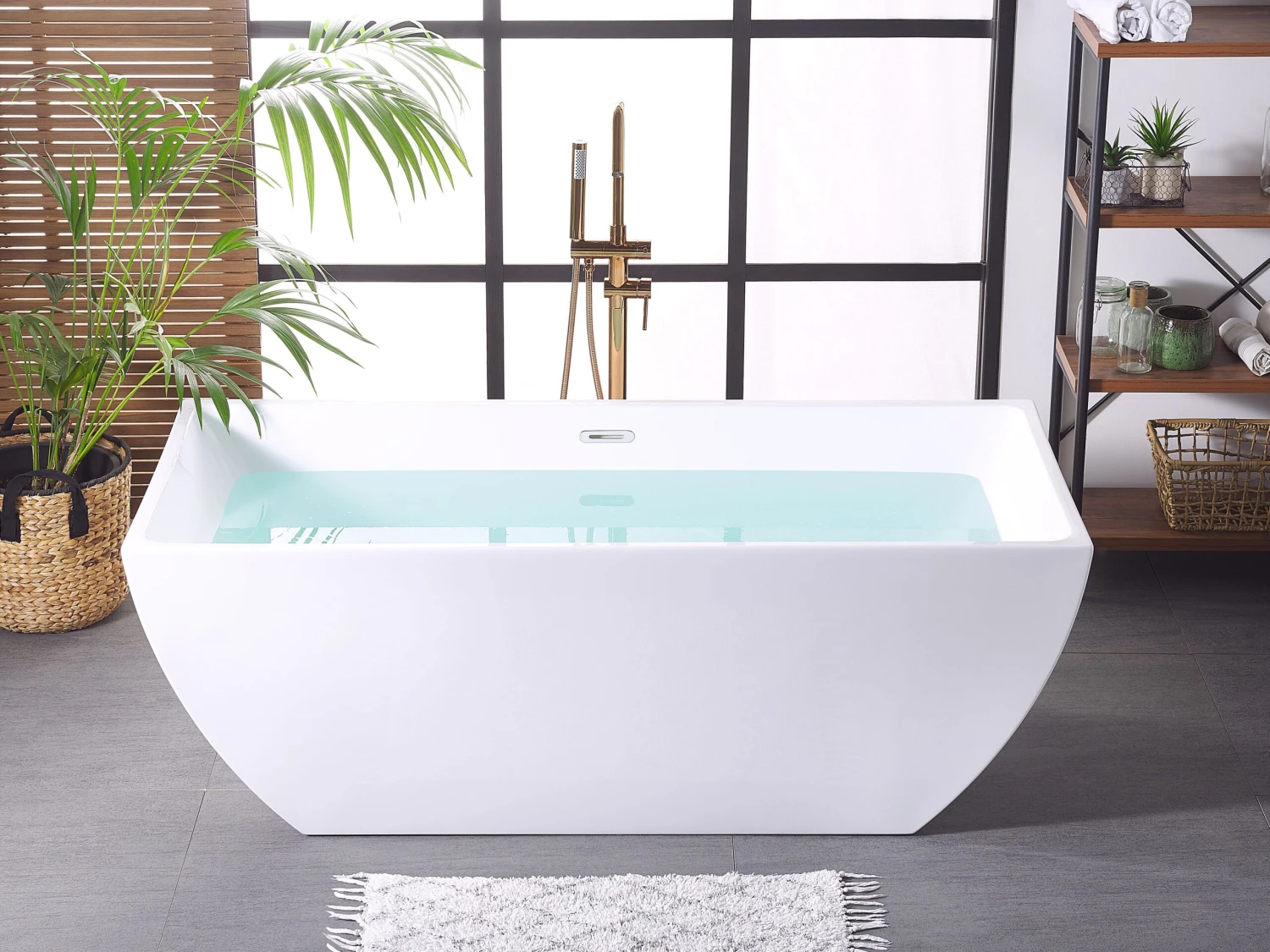 Freestanding Bath 1700 X 800 Mm White CABRUNA - Image 3