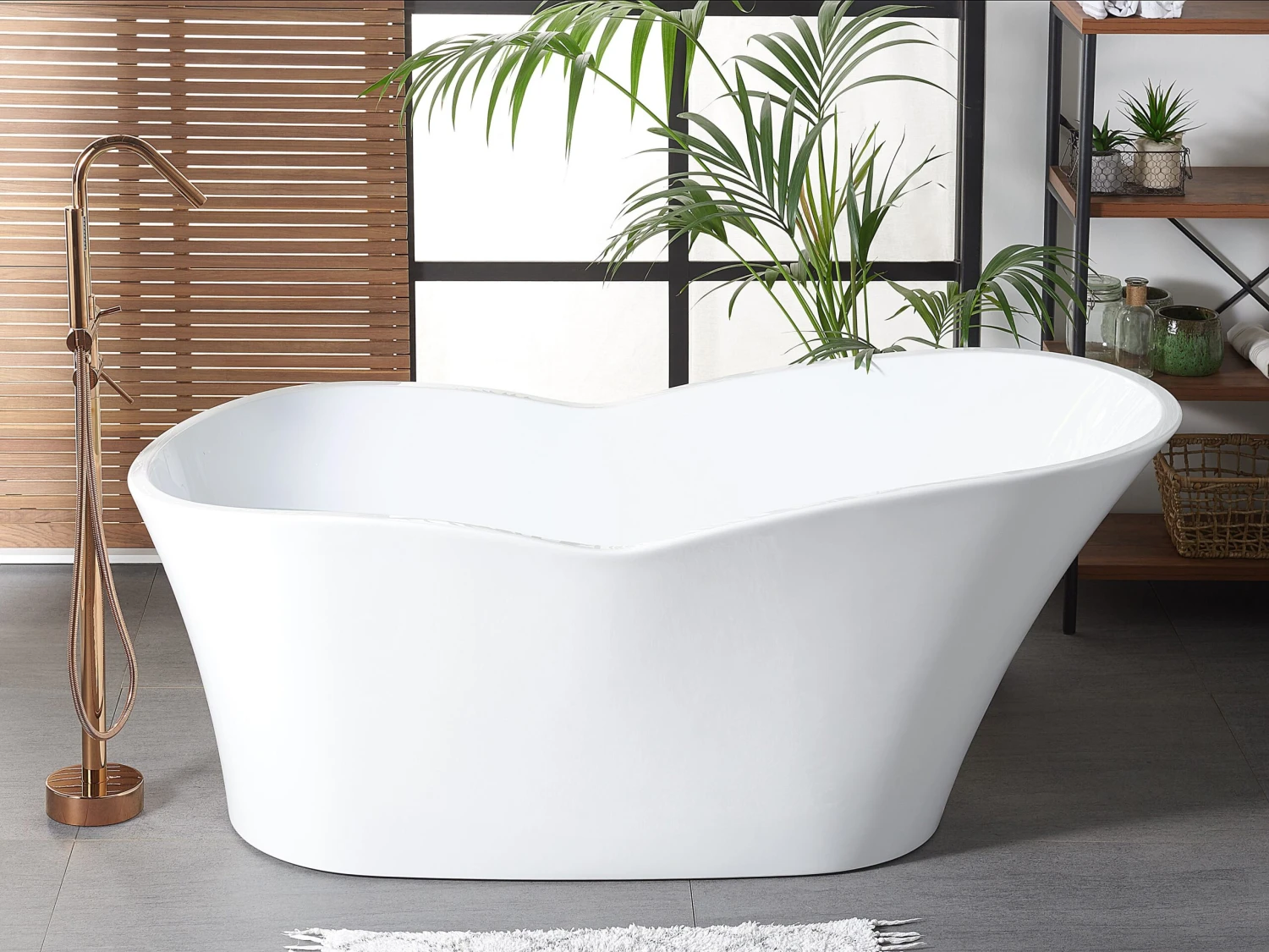 Freestanding Bath 1700 X 800 Mm White DULCINA - Image 2