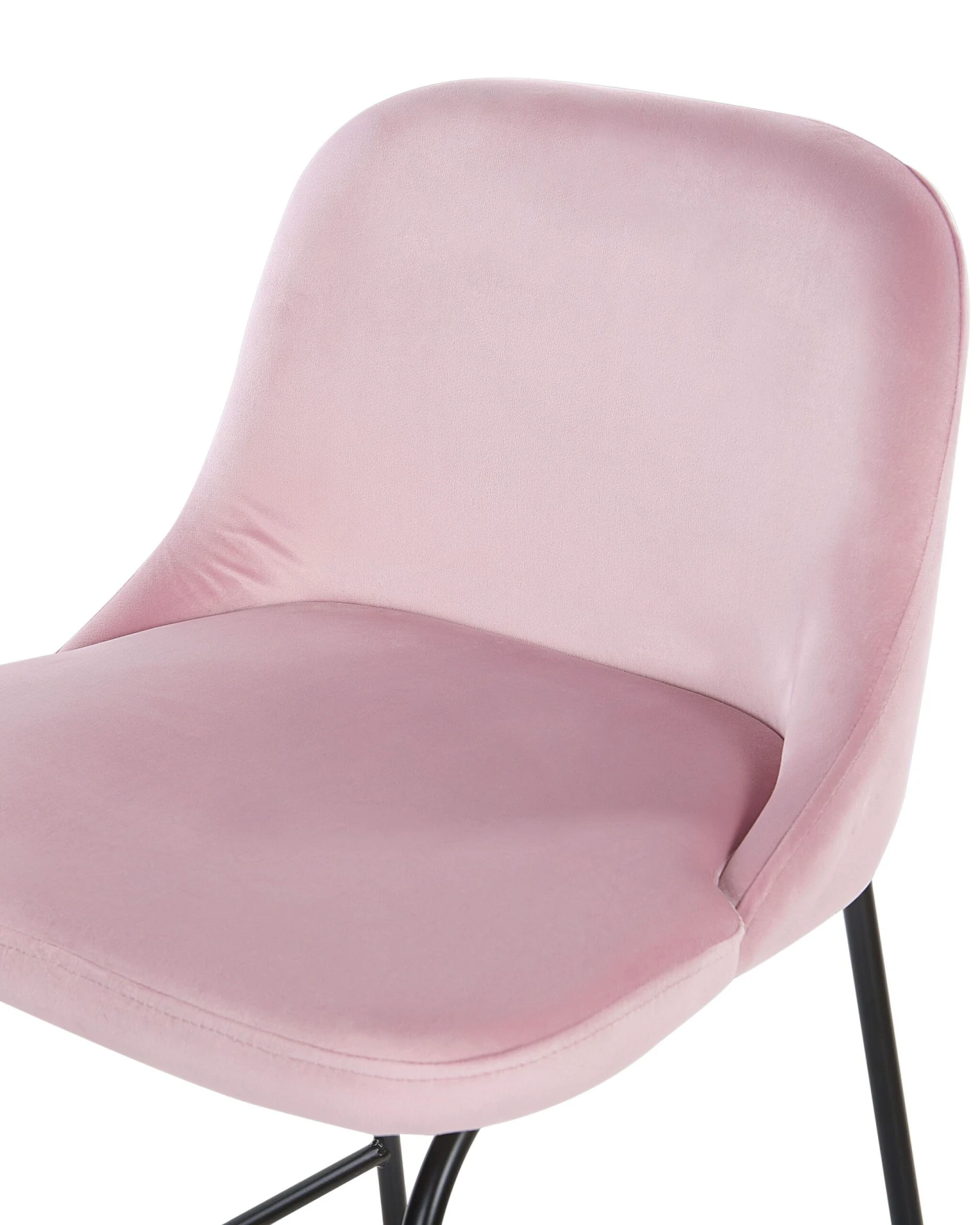 Set Of 2 Velvet Bar Chairs Pink NEKOMA - Image 7