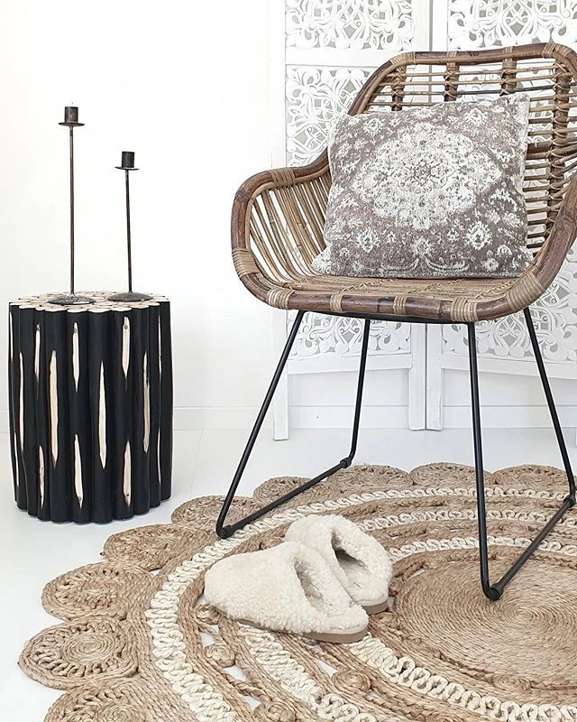 Bedside Table Black ALTATA - Image 3