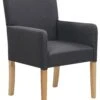 Fabric Dining Chair Grey ROCKEFELLER -Furniture Store undef src sa picid 770956 type whitesh image
