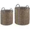 Set Of 2 PE Rattan Plant Baskets Brown BITOLA -Furniture Store undef src sa picid 771258 type whitesh image