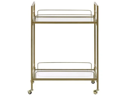Kitchen Trolley Gold VENETA - Image 9