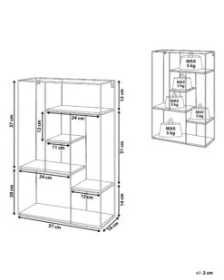Geometric Wall Shelf LAUREL -Furniture Store undef src sa picid 772046 type whitesh image