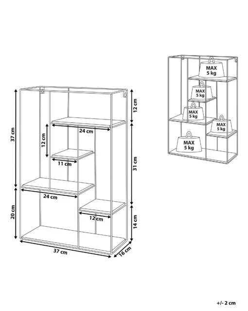 Geometric Wall Shelf LAUREL - Image 9