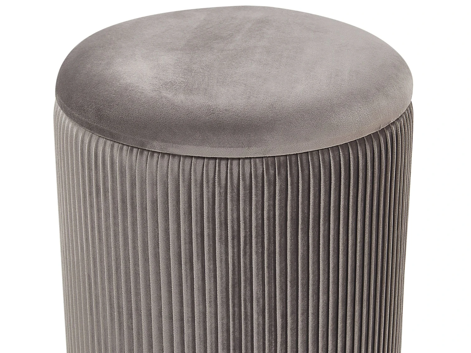 Set Of 2 Storage Pouffes Grey MIRAMAR - Image 7