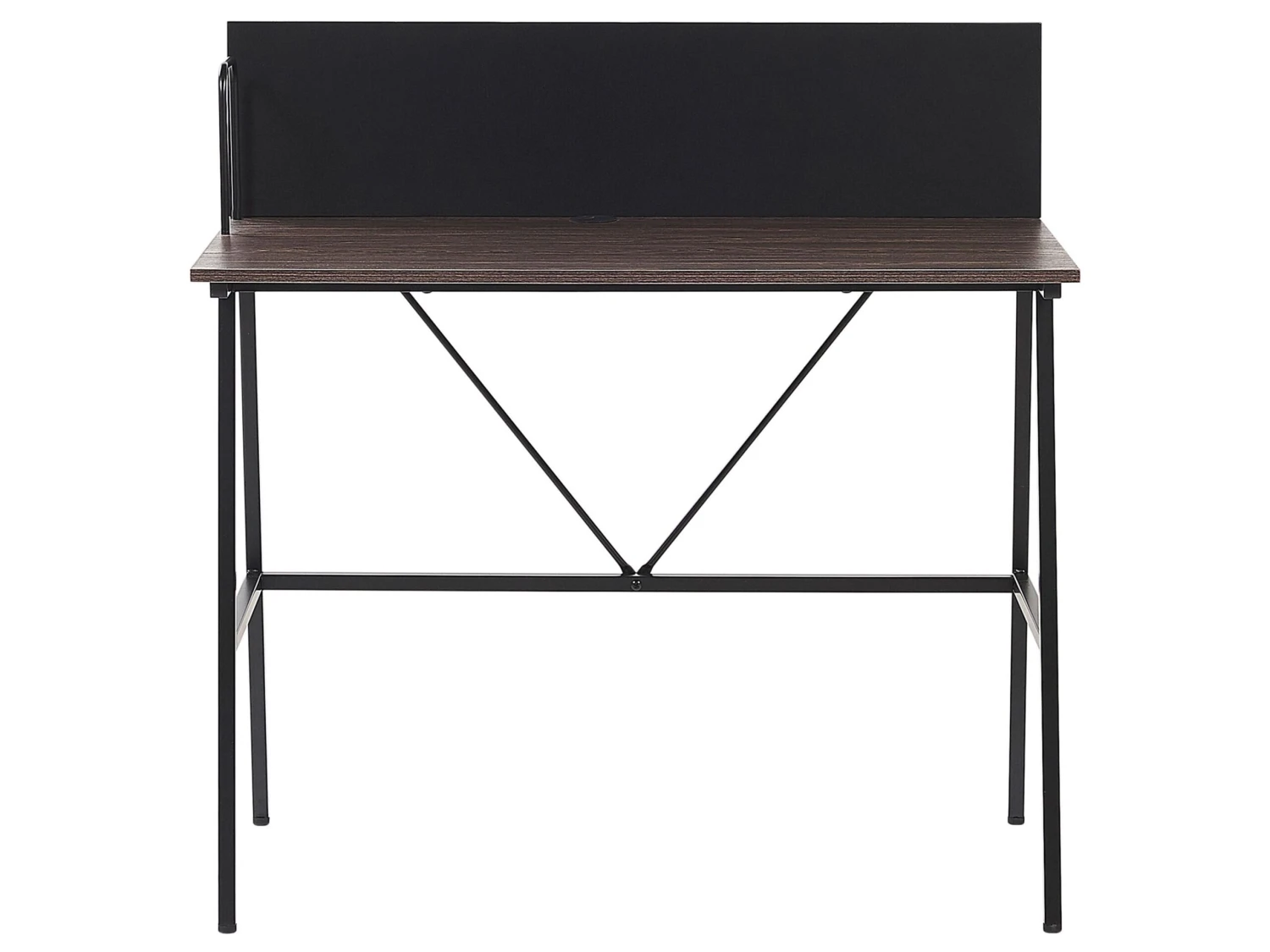 Home Office Desk 100 X 50 Cm Dark Wood HASTINGS - Image 4