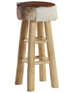 Lambskin Leather Stool WALTON