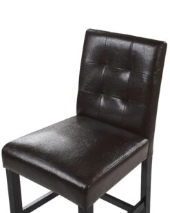 Faux Leather Bar Chair Brown MADISON -Furniture Store undef src sa picid 773558 type whitesh image