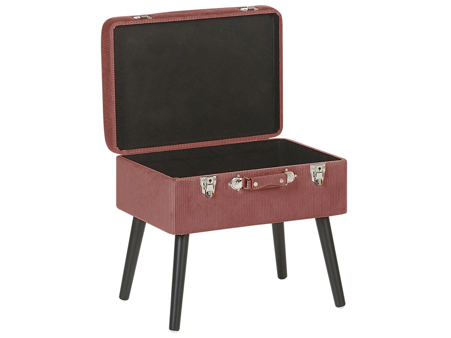 Corduroy Storage Stool Pink MALLARD - Image 4