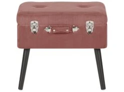 Corduroy Storage Stool Pink MALLARD -Furniture Store undef src sa picid 773586 type whitesh image