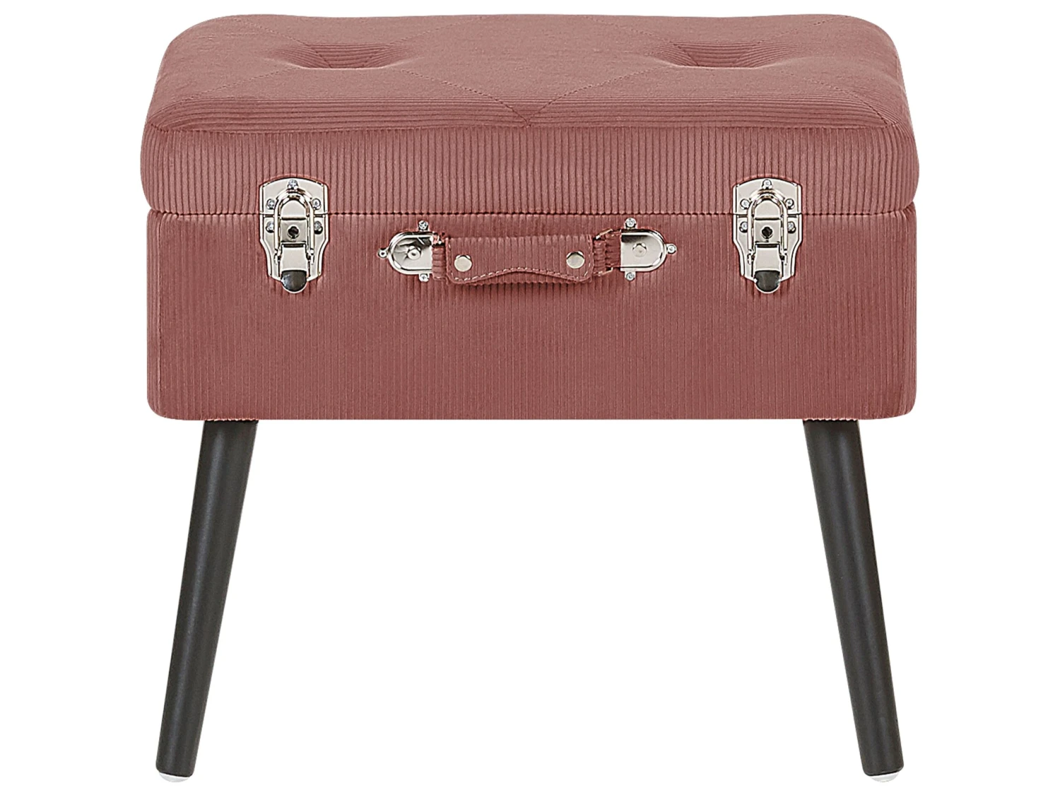 Corduroy Storage Stool Pink MALLARD - Image 6