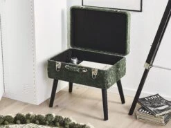 Corduroy Storage Stool Green MALLARD -Furniture Store undef src sa picid 773593 type whitesh image