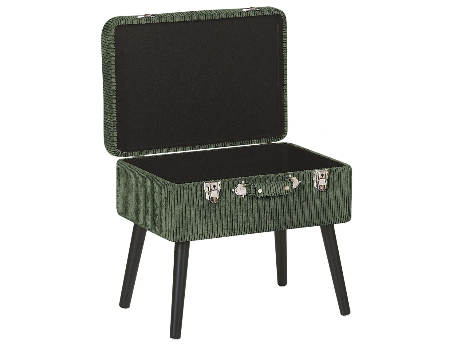 Corduroy Storage Stool Green MALLARD - Image 4