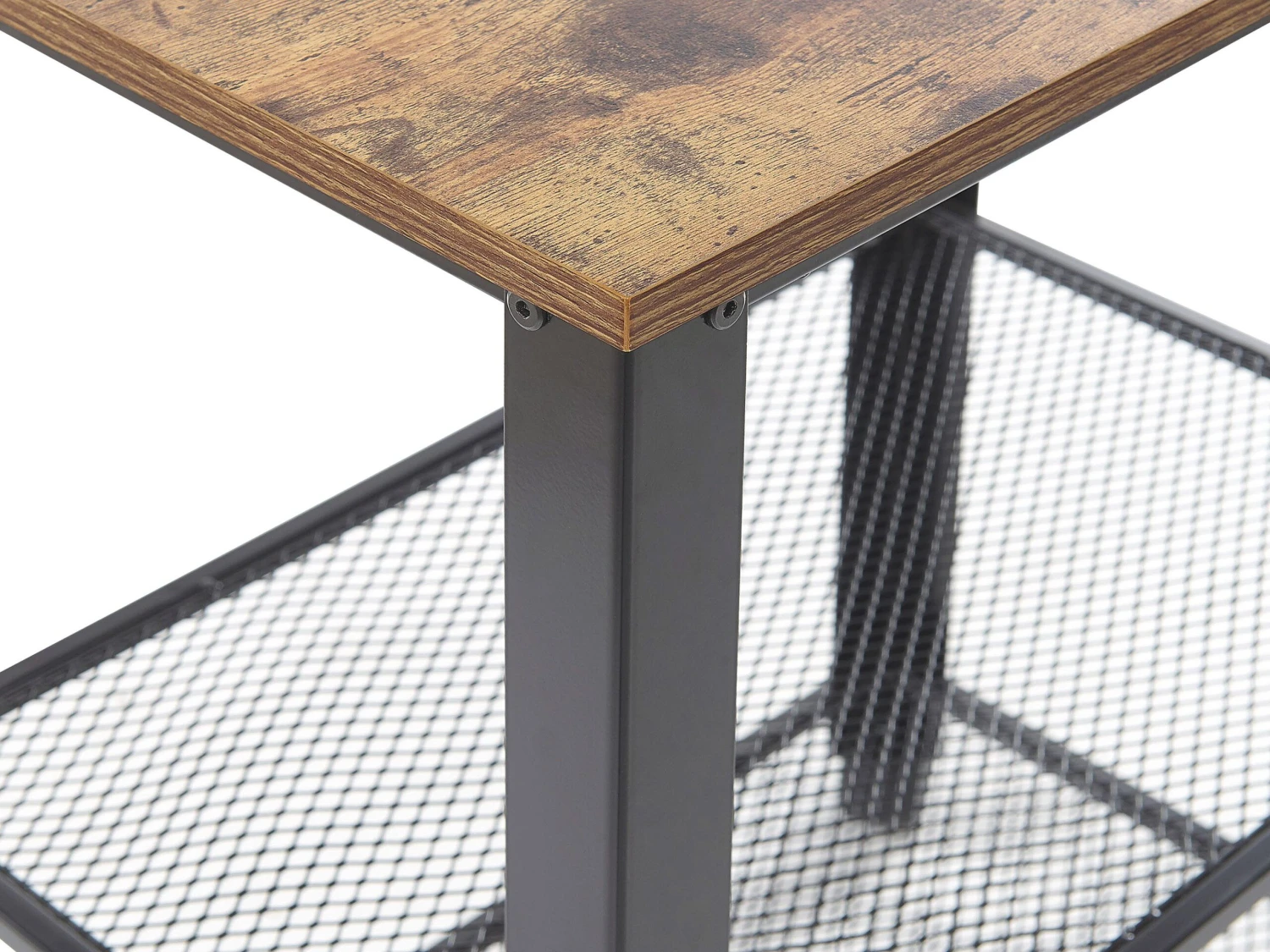 3 Tier Metal Kitchen Trolley Black BOLZANO - Image 6