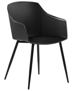 Set Of 2 Dining Chairs Black FONDA -Furniture Store undef src sa picid 775267 type whitesh image