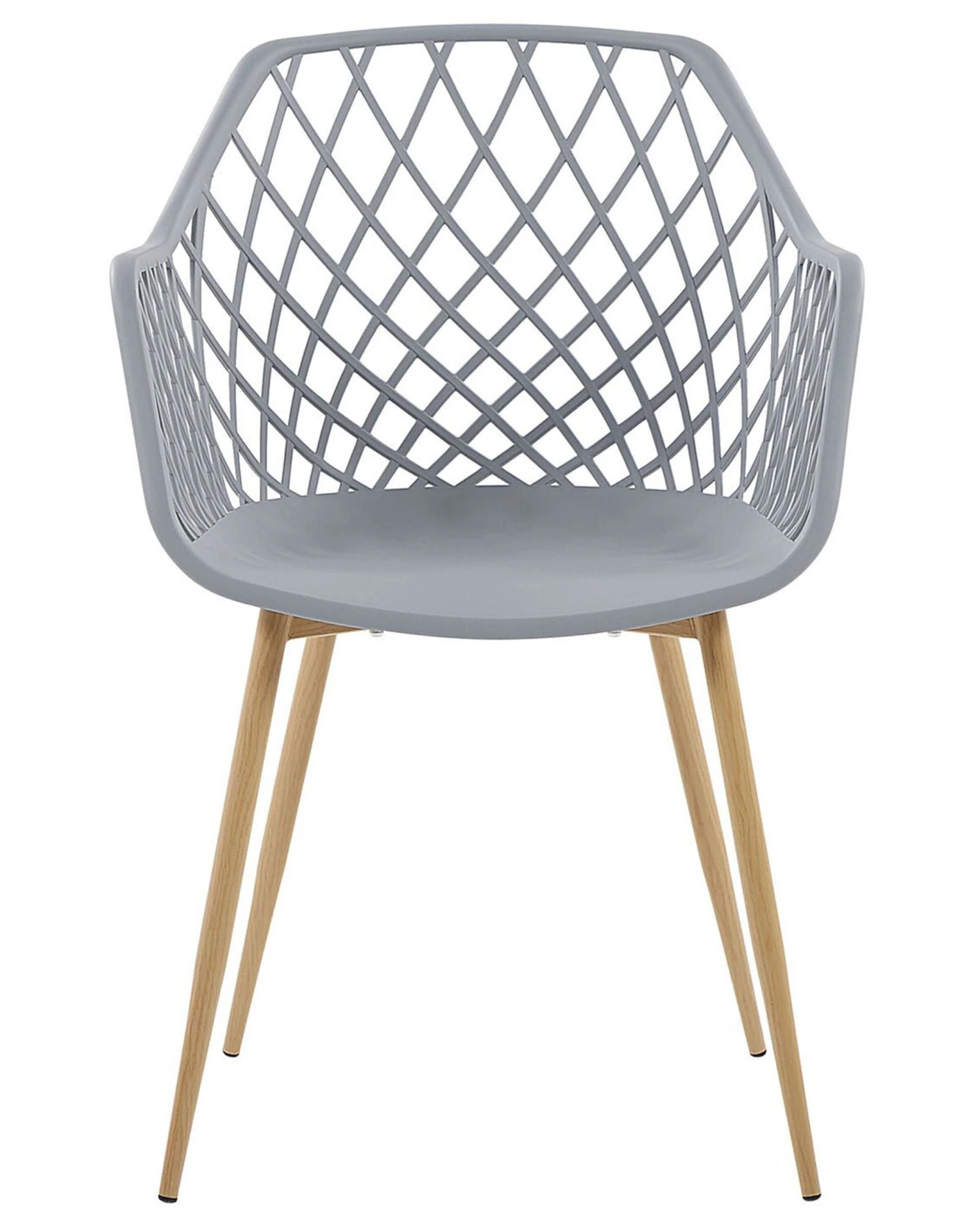 Set Of 2 Dining Chairs Grey NASHUA - Image 4