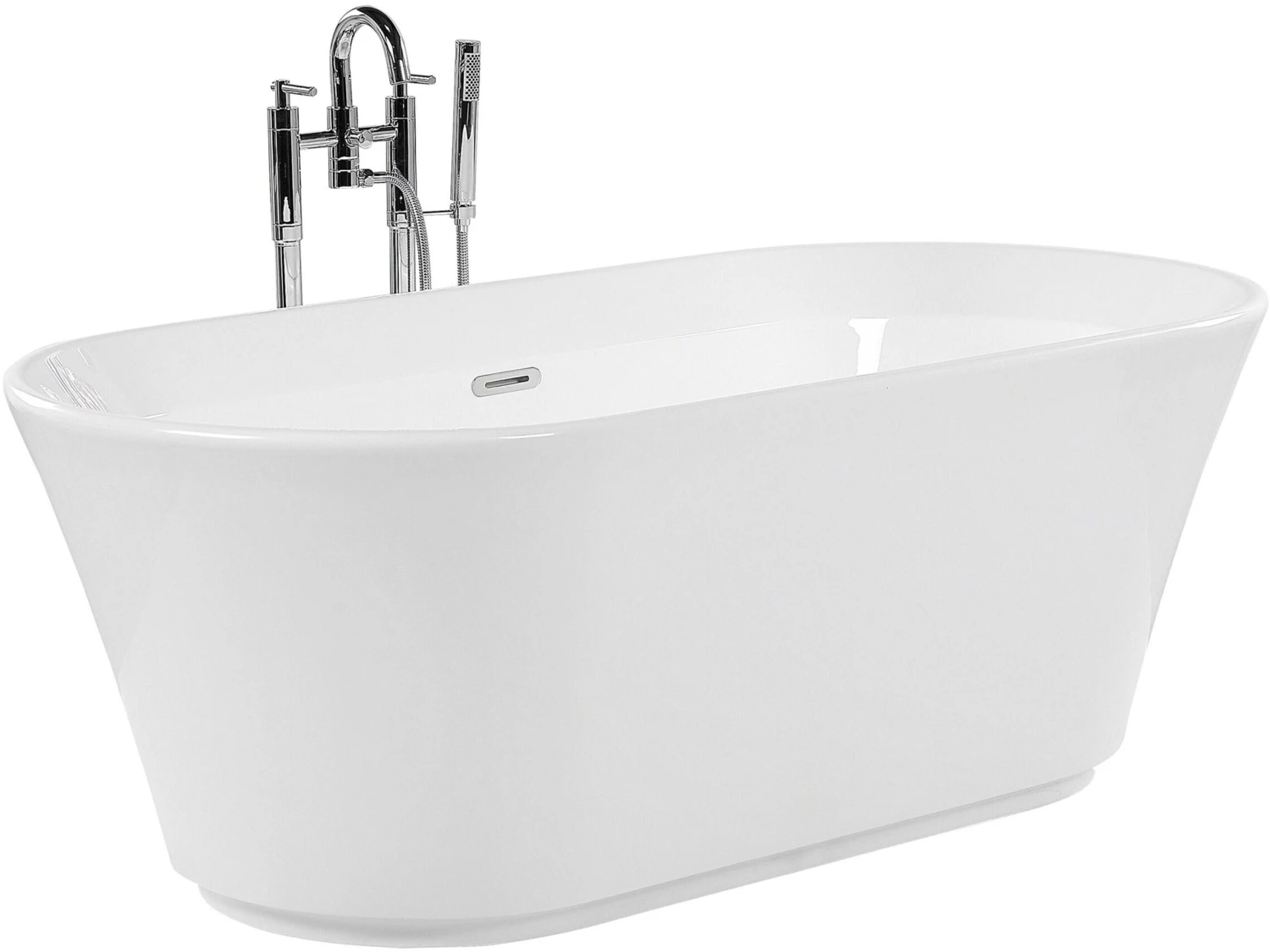 Freestanding Bath 1700 X 800 Mm White OVALLE - Image 4