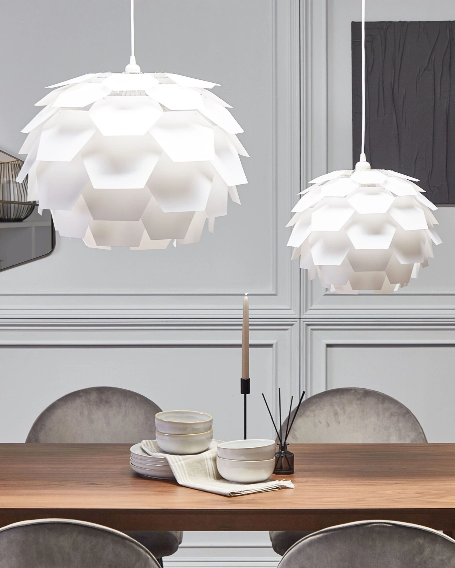 Pendant Lamp White SEGRE - Image 3