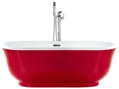 Freestanding Bath 1700 X 770 Mm Red TESORO