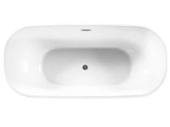 Freestanding Bath 1700 X 770 Cm Black TESORO -Furniture Store undef src sa picid 779093 type whitesh image