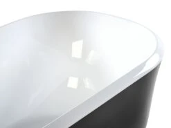Freestanding Bath 1700 X 770 Cm Black TESORO -Furniture Store undef src sa picid 779096 type whitesh image