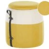 Kids Pouffe With Storage Yellow RUBY -Furniture Store undef src sa picid 779464 type whitesh image