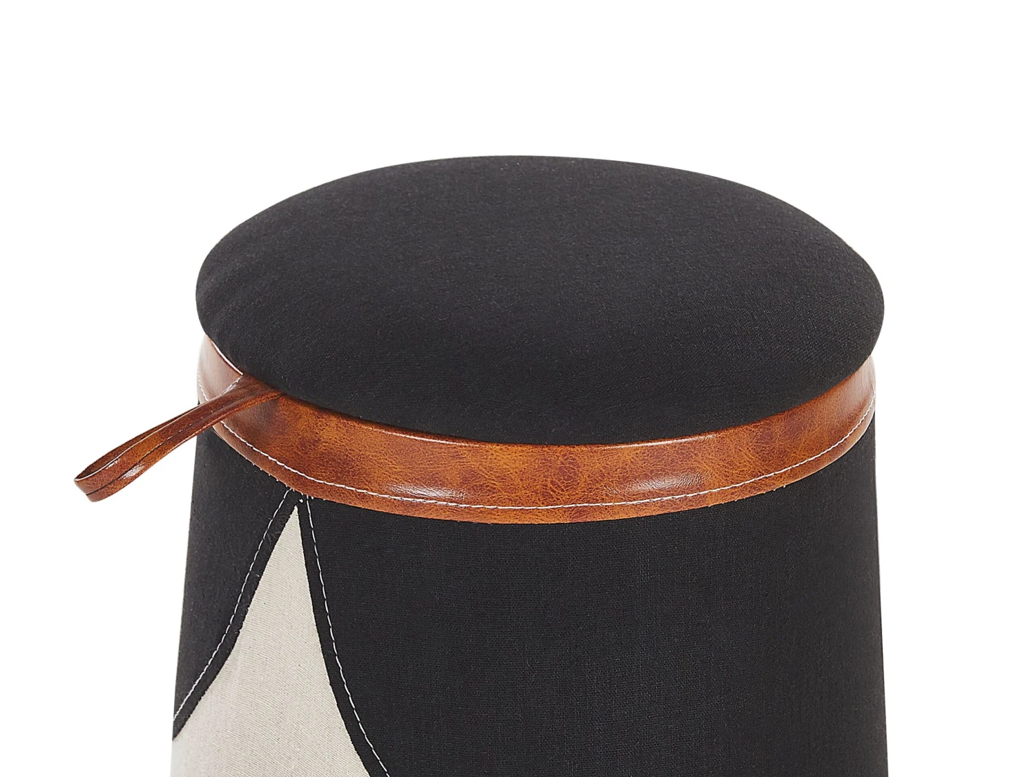 Kids Pouffe With Storage Beige APACHE - Image 5
