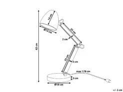 Table Lamp Silver VELEKA -Furniture Store undef src sa picid 779629 type whitesh image