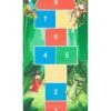 Kids Rug Hopscotch Print 80 X 150 Cm Green BABADAG -Furniture Store undef src sa picid 779904 type whitesh image