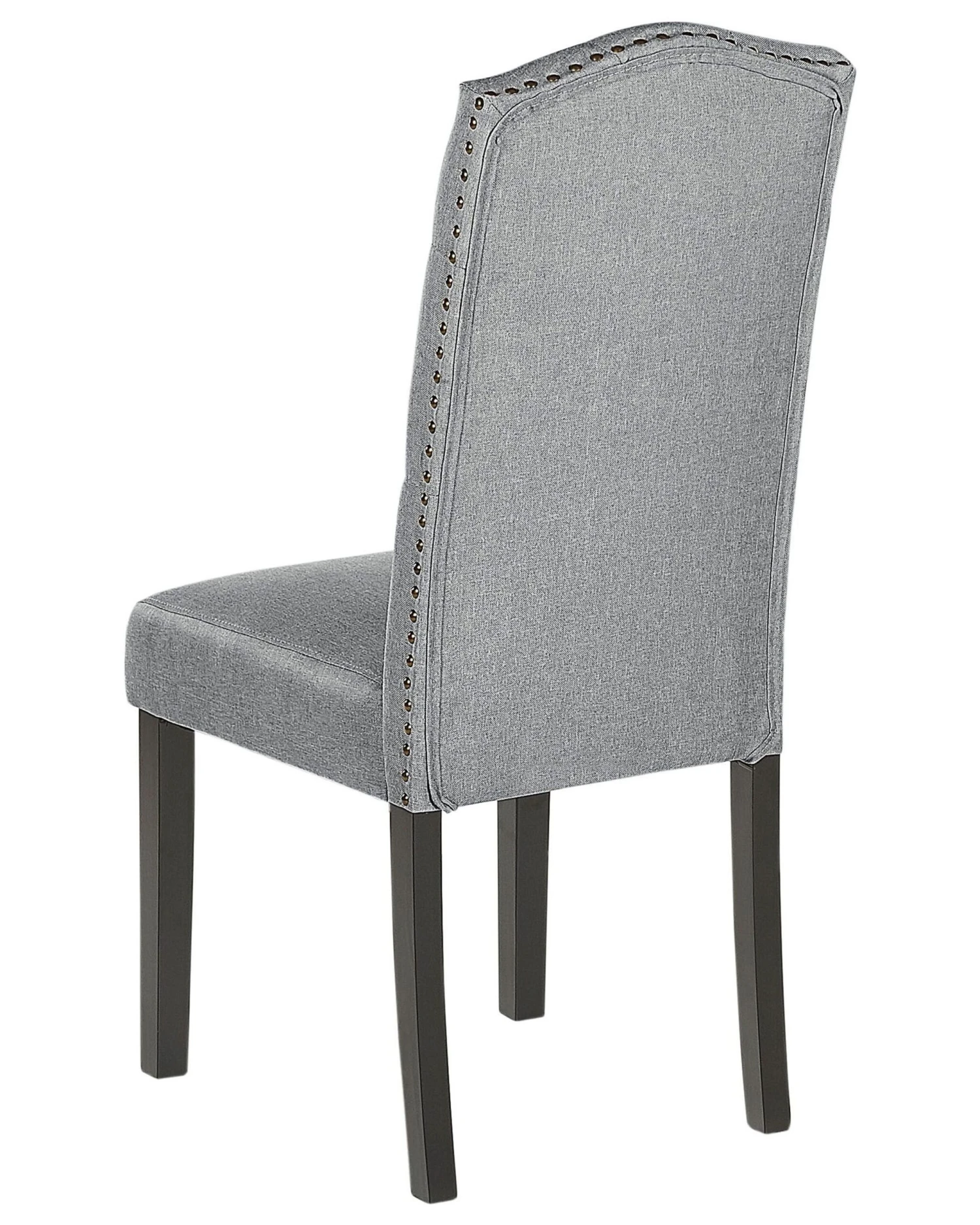 Set Of 2 Fabric Dining Chairs Grey SHIRLEY - Image 5