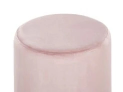 Velvet Pouffe Pink BRIGITTE -Furniture Store undef src sa picid 782030 type whitesh image