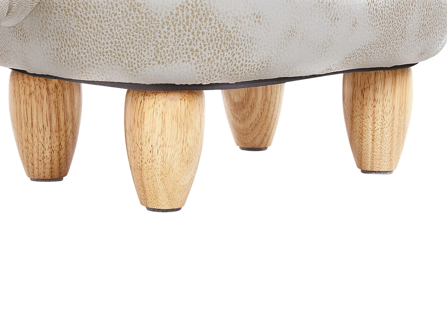 Fabric Animal Stool Pink And White SHARK - Image 6