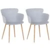 Set Of 2 Dining Chairs Grey SUMKLEY -Furniture Store undef src sa picid 783757 type whitesh image
