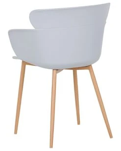Set Of 2 Dining Chairs Grey SUMKLEY -Furniture Store undef src sa picid 783760 type whitesh image