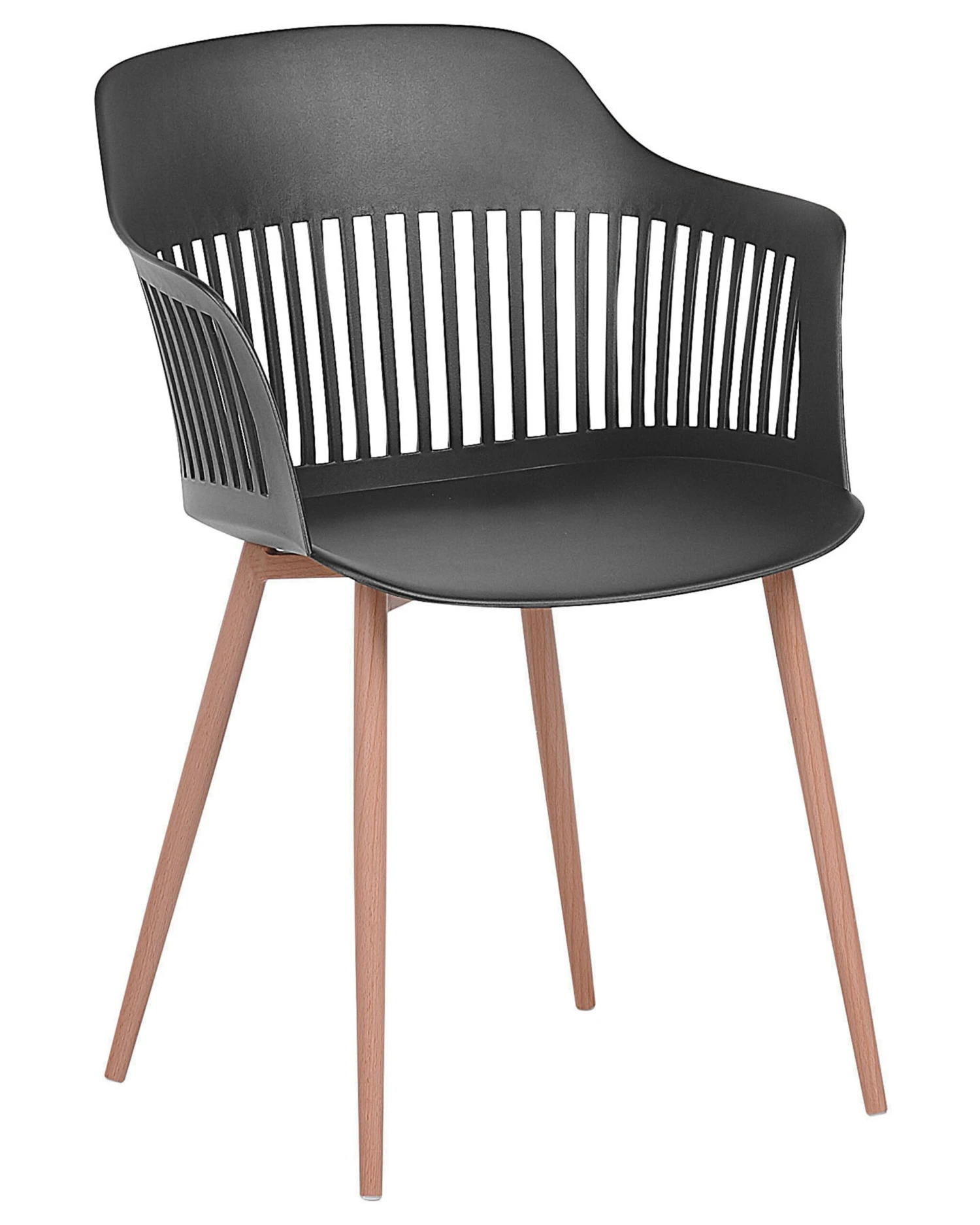 Set Of 2 Dining Chairs Black BERECA - Image 3