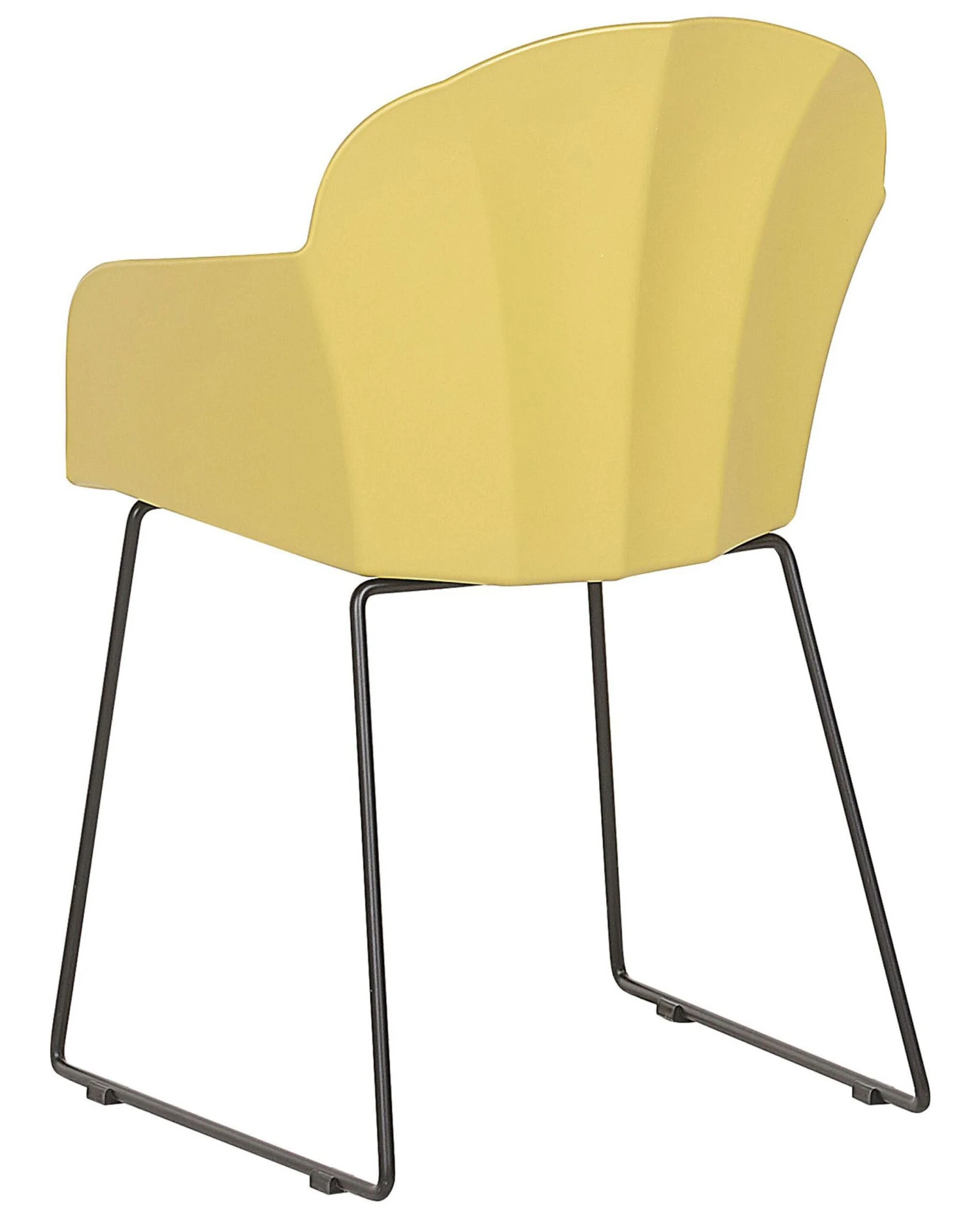 Set Of 2 Dining Chairs Yellow SYLVA - Image 5