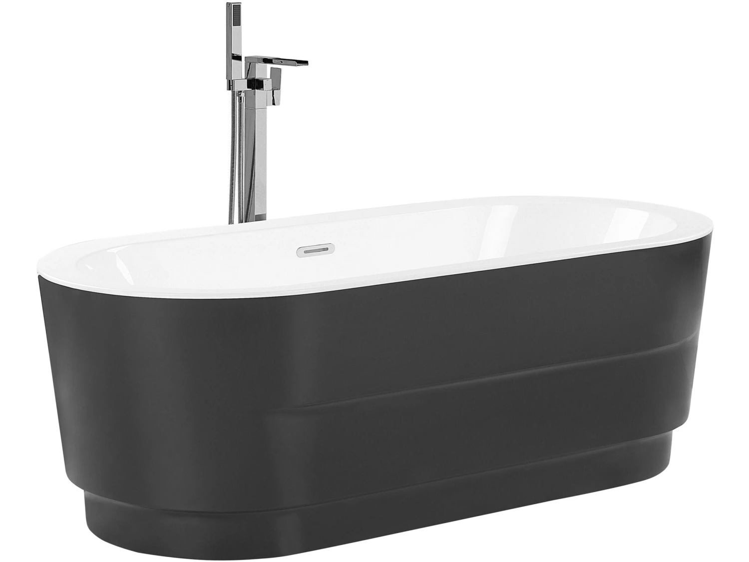 Freestanding Bath 1700 X 800 Mm Black EMPRESA - Image 3