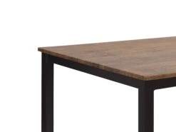 4 Seater Dining Set Dark Wood With Black HAMRY -Furniture Store undef src sa picid 785856 type whitesh image