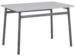 4 Seater Dining Set Grey With Black VELDEN -Furniture Store undef src sa picid 785963 type whitesh image