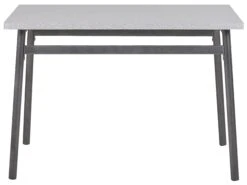 4 Seater Dining Set Grey With Black VELDEN -Furniture Store undef src sa picid 785964 type whitesh image