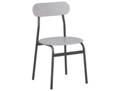 4 Seater Dining Set Grey With Black VELDEN -Furniture Store undef src sa picid 785967 type whitesh image